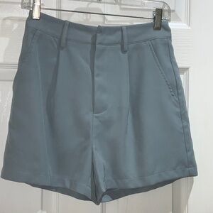 7 For All Mankind high waist pleat front shorts Sz 2